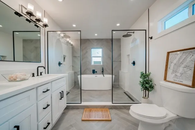 Bathroom after renovation